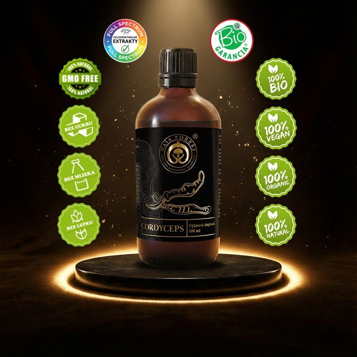 Naja Forest Bio Cordyceps Naja Forest Cordyceps vlastnosti